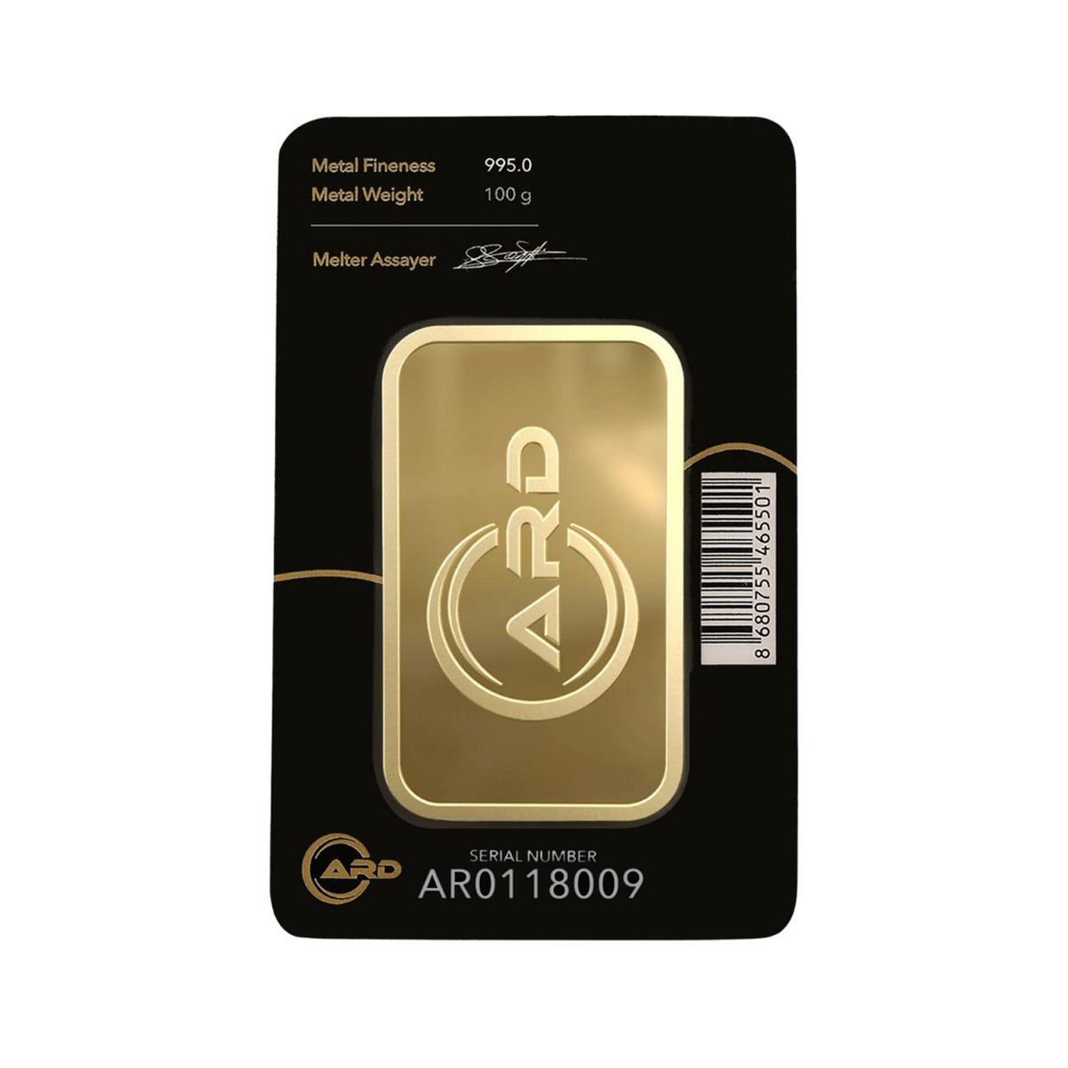 100 gr 24 Ayar ARD Gram Altın