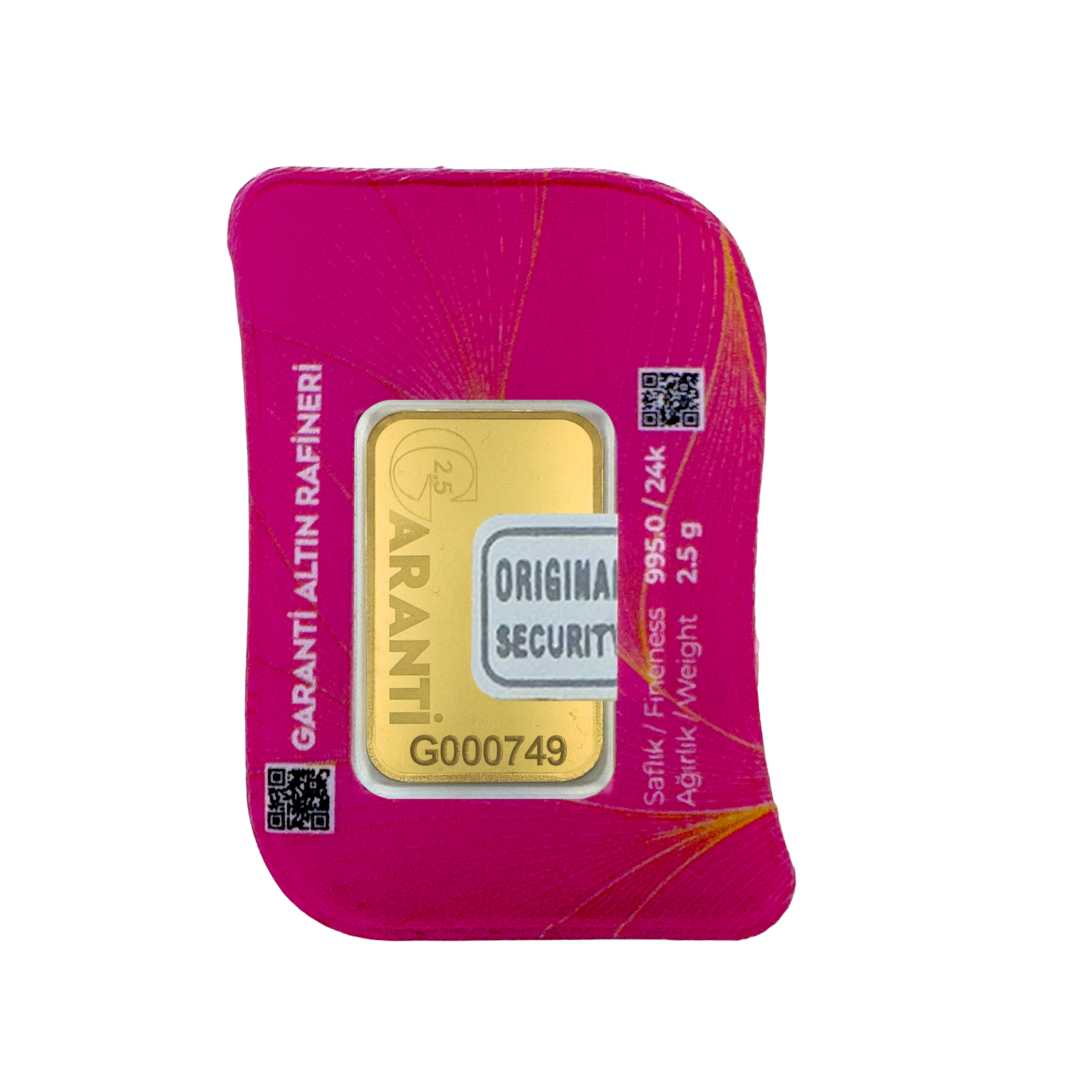 2.5 gr 24 Ayar GAR Gram Altın