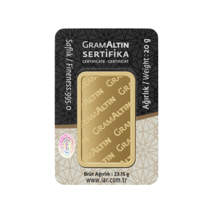 20 gr 24 Ayar İAR Gram Altın
