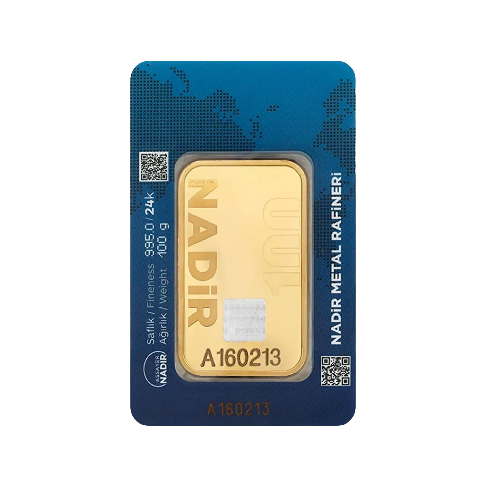 100 gr 24 Ayar Nadir Gram Altın